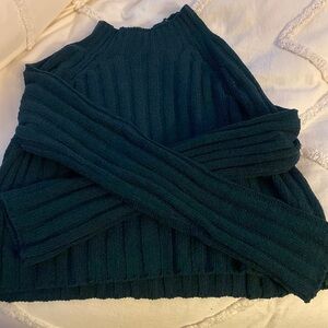 American Eagle Outfitters Dark Green Turtleneck Sweater